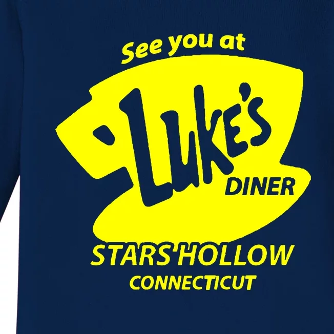 Lukes Diner Baby Long Sleeve Bodysuit