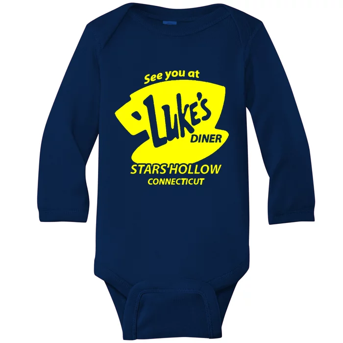 Lukes Diner Baby Long Sleeve Bodysuit