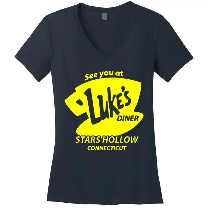 Lukes Diner Women's V-Neck T-Shirt