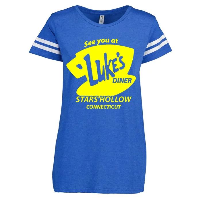 Lukes Diner Enza Ladies Jersey Football T-Shirt