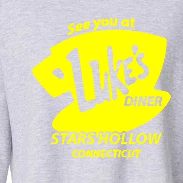 Lukes Diner Cropped Pullover Crew