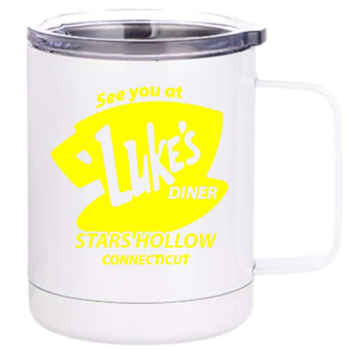 Lukes Diner Front & Back 12oz Stainless Steel Tumbler Cup