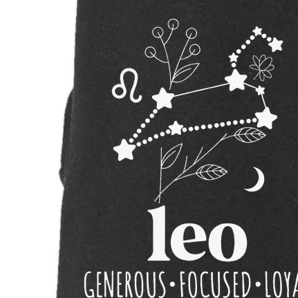 Leo Definition Leo Zodiac Sign Leo Birthday Doggie 3-End Fleece Hoodie