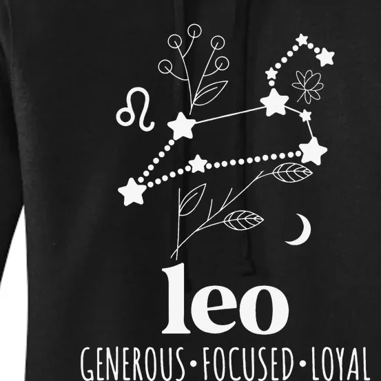 Leo Definition Leo Zodiac Sign Leo Birthday Women's Pullover Hoodie