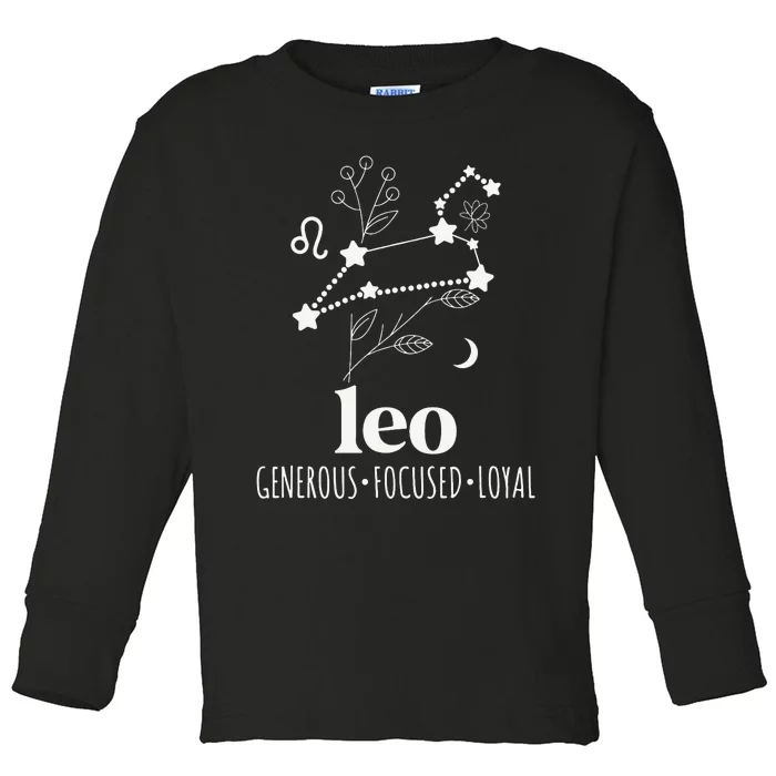 Leo Definition Leo Zodiac Sign Leo Birthday Toddler Long Sleeve Shirt