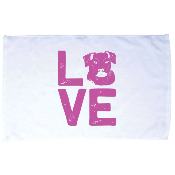 Love Dog Microfiber Hand Towel