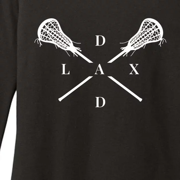 Lax Dad Me.ns Lacrosse For Lacrosse Dad Womens CVC Long Sleeve Shirt