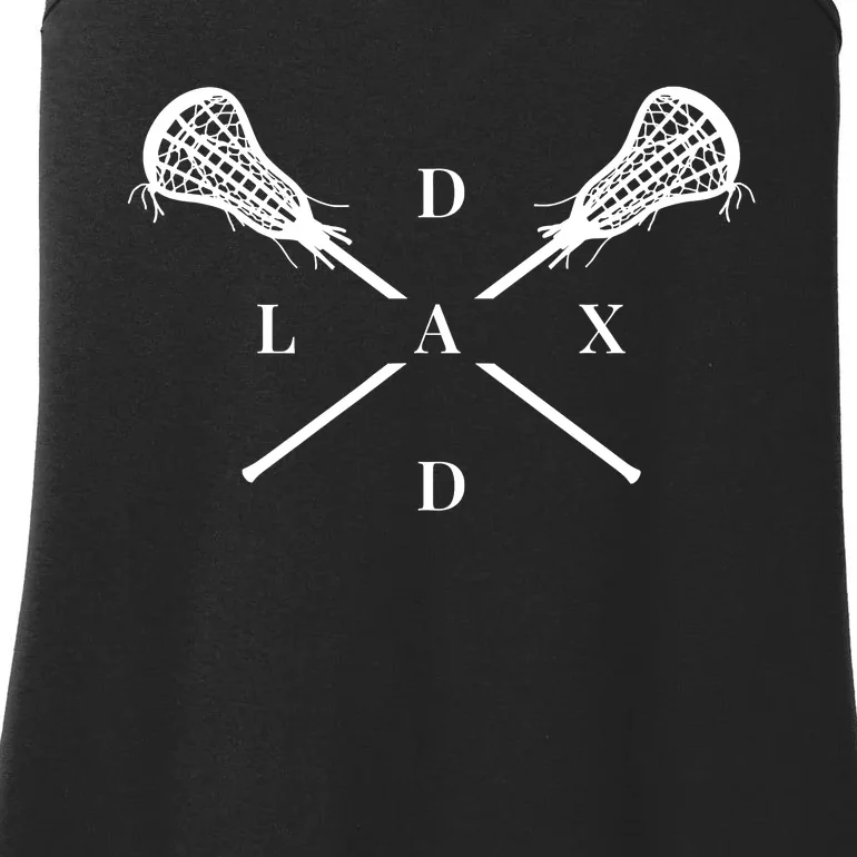 Lax Dad Me.ns Lacrosse For Lacrosse Dad Ladies Essential Tank