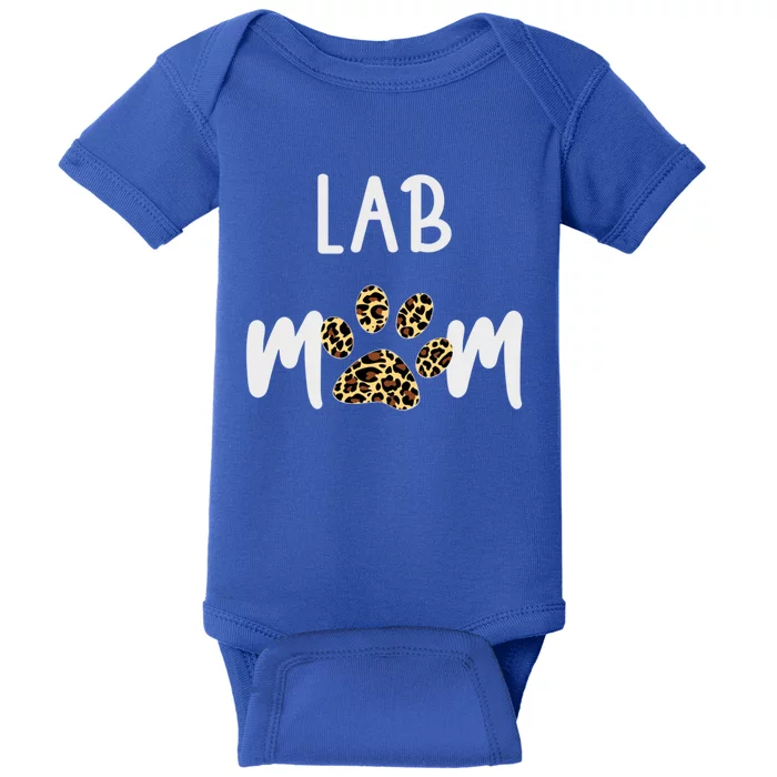 Lab Dog Mom Gift Funny Labrador Retriever Dog Lover Cool Gift Baby Bodysuit