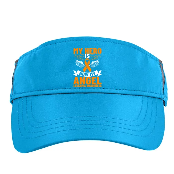 Leukemia Diagnosis My Hero Is Now My Angel Leukemia Cancer Gift Adult Drive Performance Visor