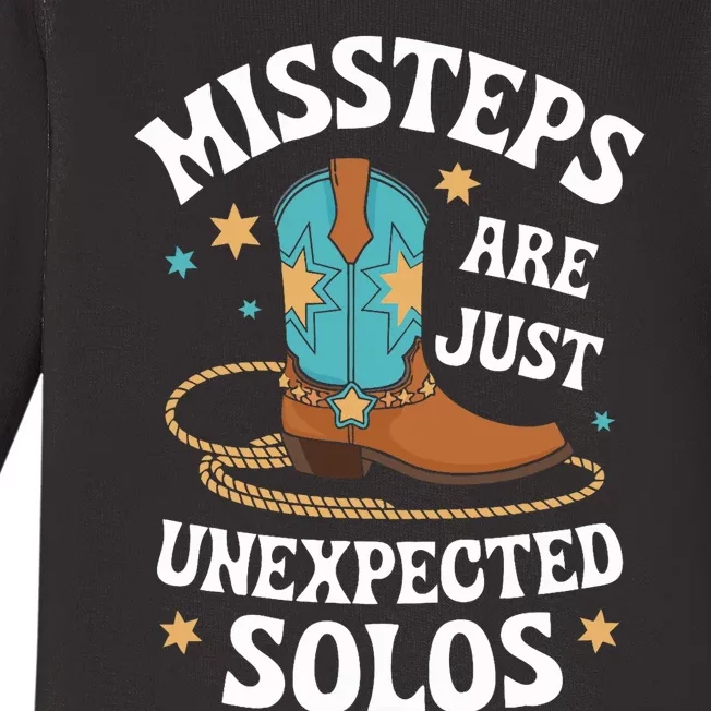 Line Dancing Missteps Are Just Unexpected Solos Line Dancer Baby Long Sleeve Bodysuit