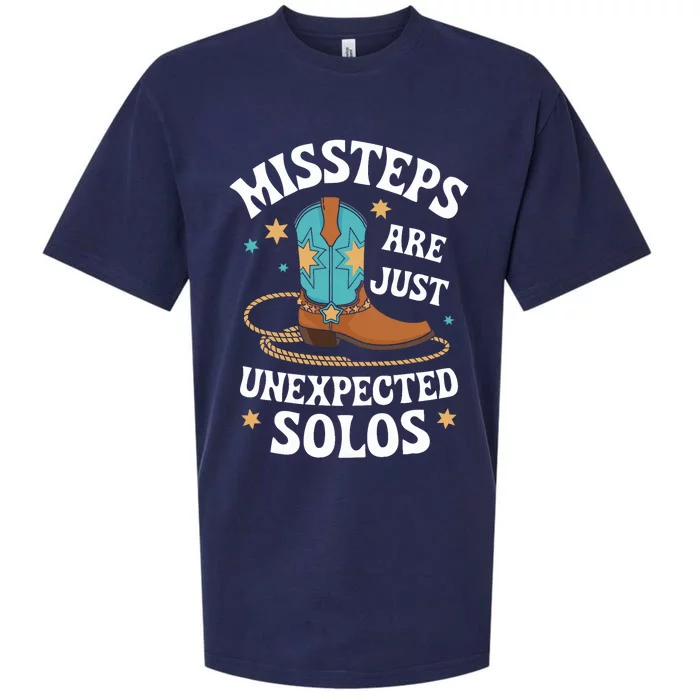 Line Dancing Missteps Are Just Unexpected Solos Line Dancer Sueded Cloud Jersey T-Shirt