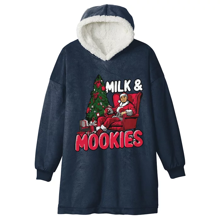 La Dodgers Milk & Mookies Christmas Hooded Wearable Blanket