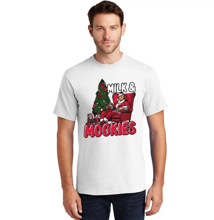 La Dodgers Milk & Mookies Christmas Tall T-Shirt