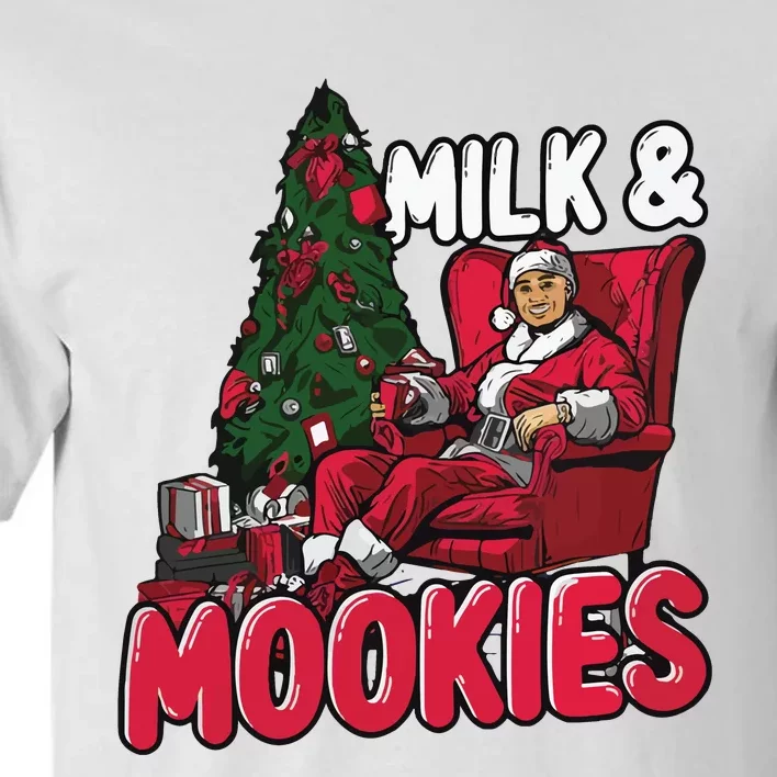 La Dodgers Milk & Mookies Christmas Tall T-Shirt