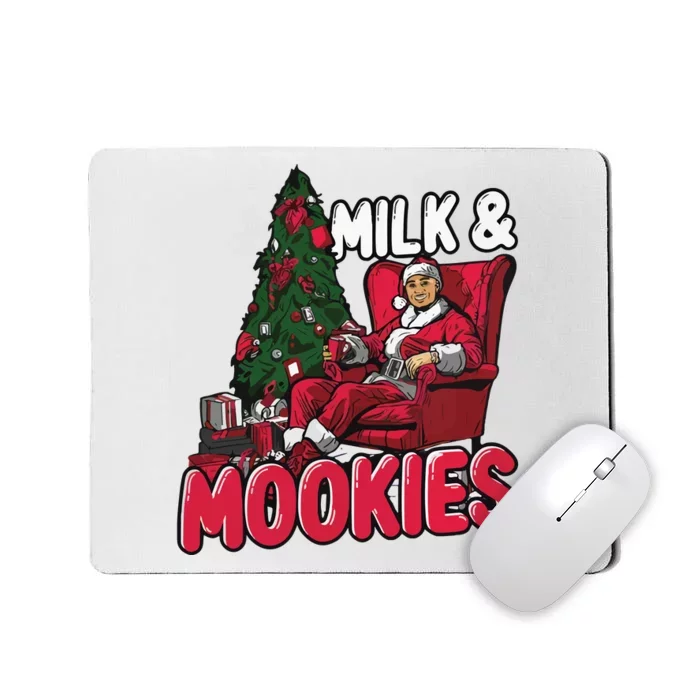 La Dodgers Milk & Mookies Christmas Mousepad