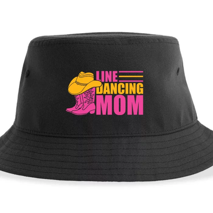 Line Dancing Mom T Sustainable Bucket Hat