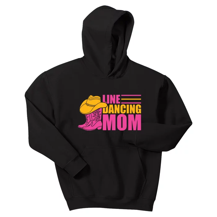 Line Dancing Mom T Kids Hoodie