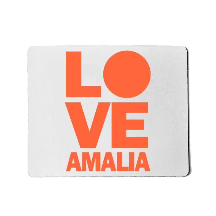 Linda De Mol Wearing Love Amalia Mousepad