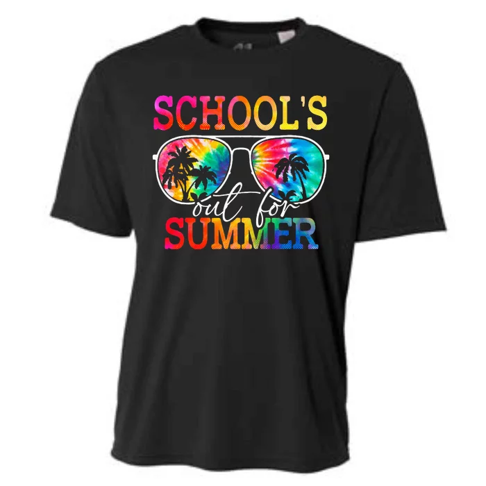 Last Day Of School Schools Out For Summer Cooling Performance Crew T-Shirt