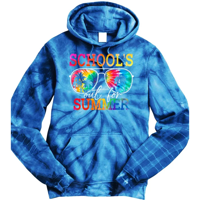 Last Day Of School Schools Out For Summer Tie Dye Hoodie