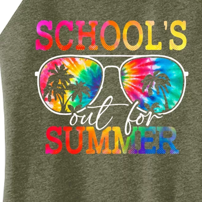 Last Day Of School Schools Out For Summer Women’s Perfect Tri Rocker Tank