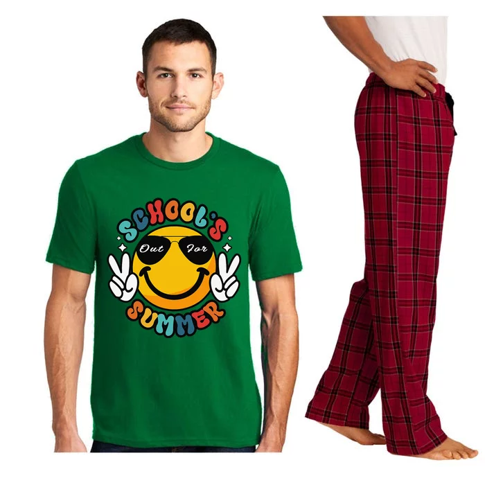 Last Day Of School Groovy Graduation SchoolS Out For Summer Pajama Set