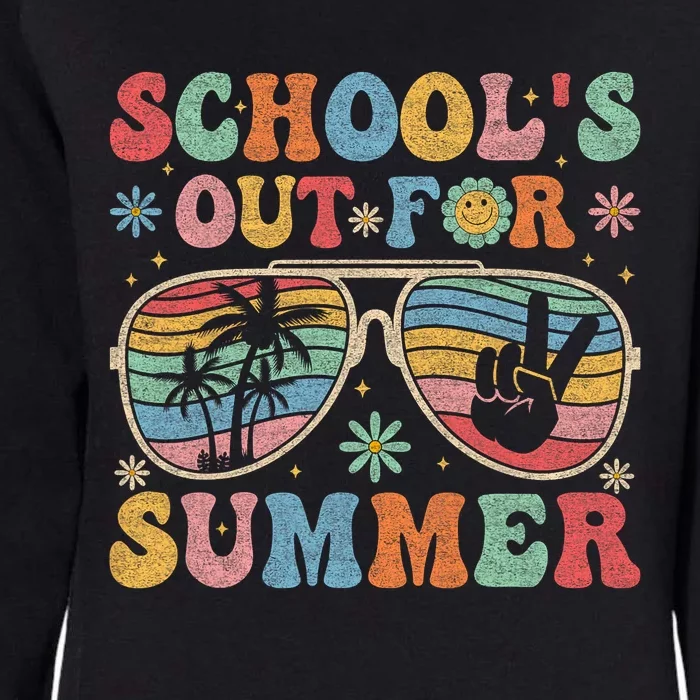 Last Day Of Schools Out For Summer Vacation Teachers Womens California Wash Sweatshirt