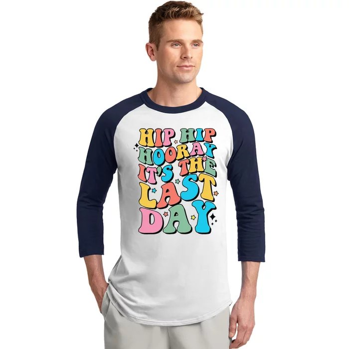 Last Day Of School Hello Summer Teacher Gift Baseball Sleeve Shirt