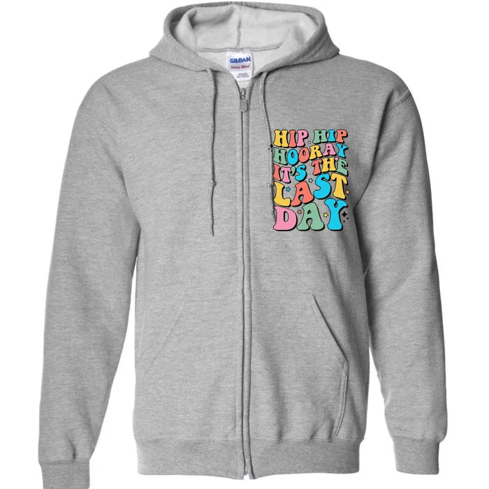 Last Day Of School Hello Summer Teacher Gift Full Zip Hoodie