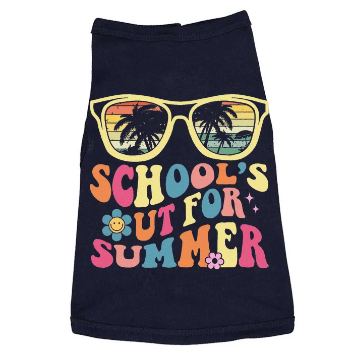 Last Day Of School Retro Teacher SchoolS Out For Summer Doggie Tank