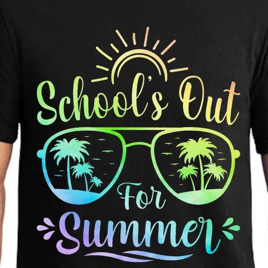 Last Day Of School Schools Out For Summer Teacher Student Pajama Set