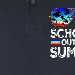 Last Day Of School Schools Out For Summer Softstyle Adult Sport Polo