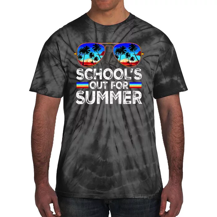 Last Day Of School Schools Out For Summer Tie-Dye T-Shirt