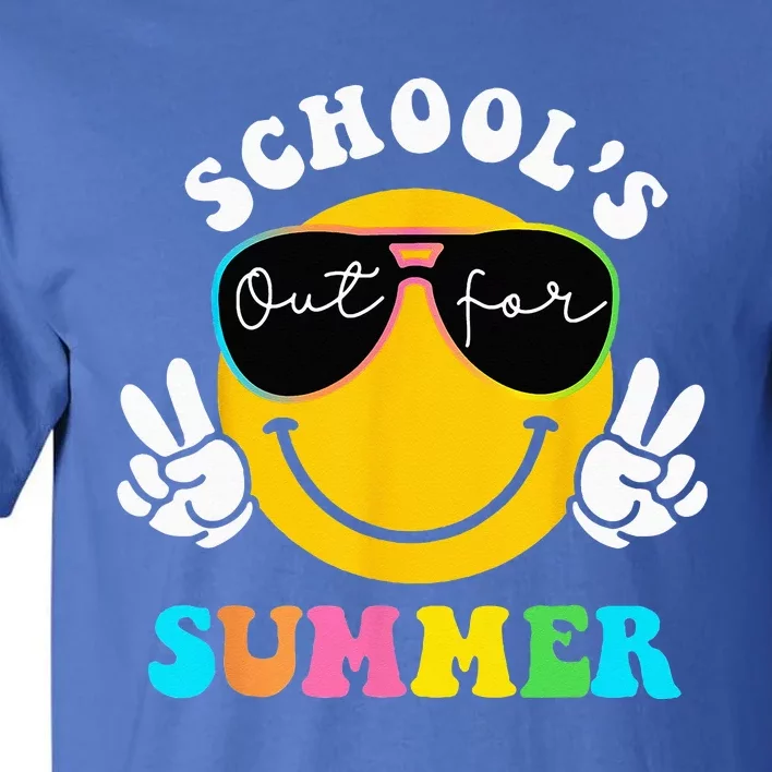 Last Day Of School Teacher Schools Out For Summer Student Tall T-Shirt