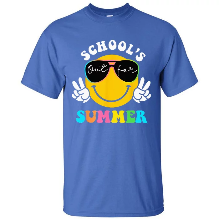 Last Day Of School Teacher Schools Out For Summer Student Tall T-Shirt