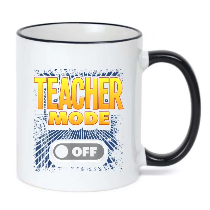 Last Day Of School For Teachers Teacher Mode Off Black Color Changing Mug