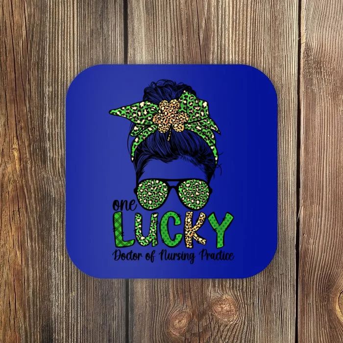 Lucky Doctor Of Nursing Practice St Patricks Day Meaningful Gift Coaster