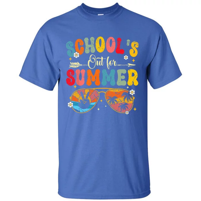 Last Day Of Schools Out For Summer Vacation Teachers Tall T-Shirt