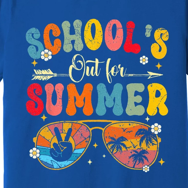 Last Day Of Schools Out For Summer Vacation Teachers Premium T-Shirt