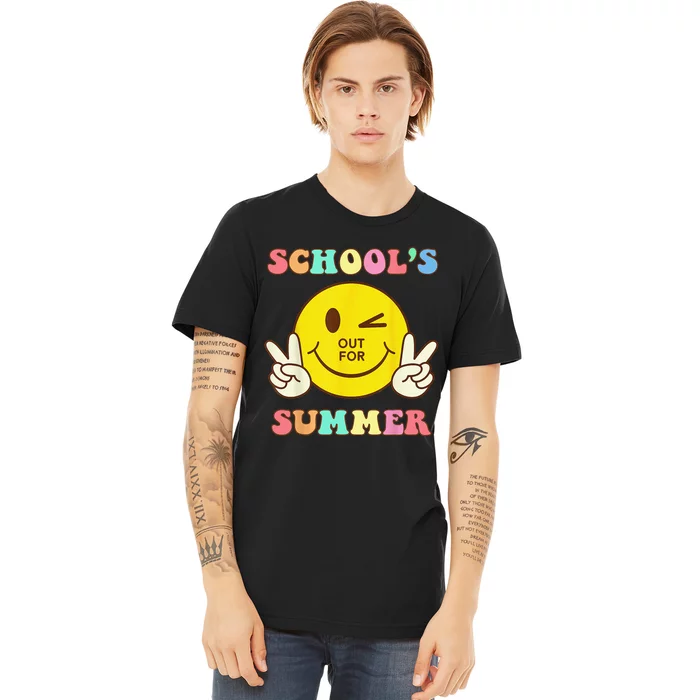 Last Day Of School Schools Out For Summer Teacher Premium T-Shirt