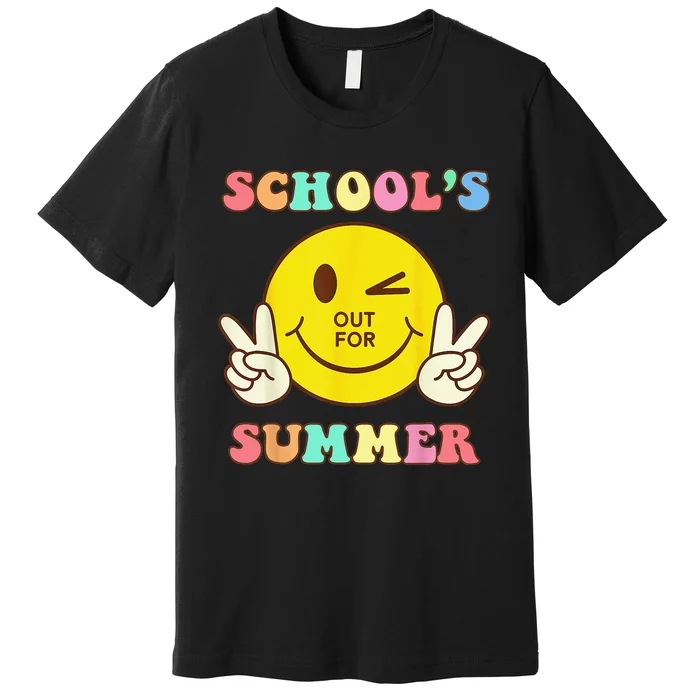 Last Day Of School Schools Out For Summer Teacher Premium T-Shirt