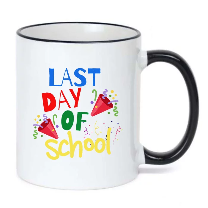 Last Day Of School Celebration Gift Black Color Changing Mug