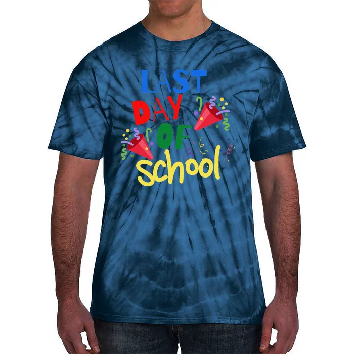 Last Day Of School Celebration Gift Tie-Dye T-Shirt