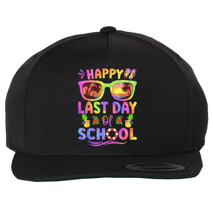 Last Day Of School Schools Out For Summer Teacher Wool Snapback Cap