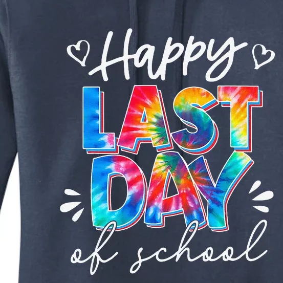 Last Day Of School Tie Dye School Graduation Gifts Women's Pullover Hoodie