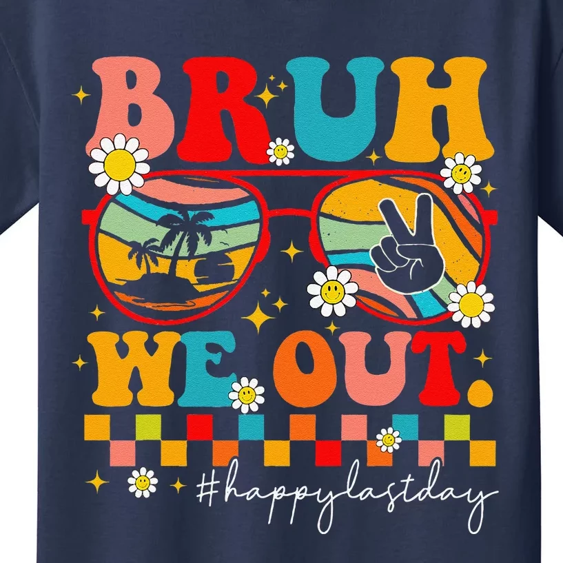 Last Day Of School Teacher Summer Bruh We Out Teachers Kids T-Shirt