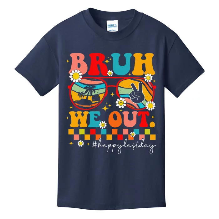 Last Day Of School Teacher Summer Bruh We Out Teachers Kids T-Shirt