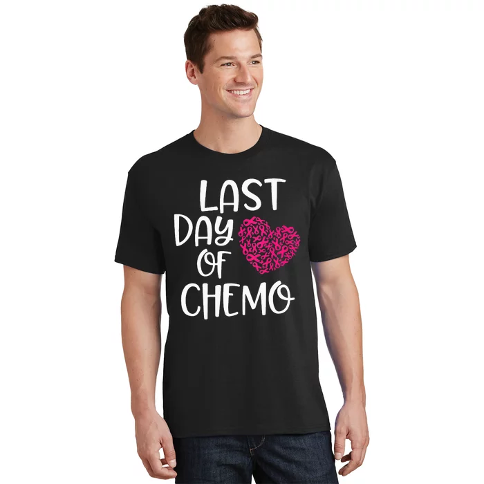 Last Day Of Chemo Breast Cancer Survivor Chemotherapy Bell T-Shirt