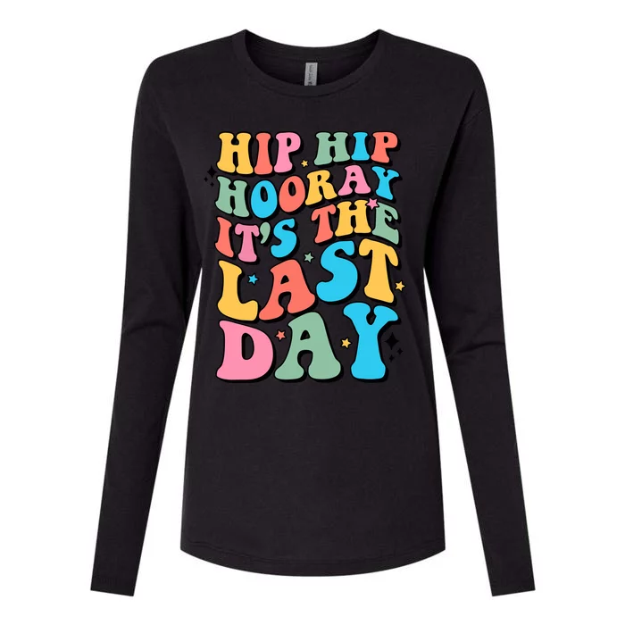 Last Day Of School Hello Summer Teacher For Women Student Womens Cotton Relaxed Long Sleeve T-Shirt